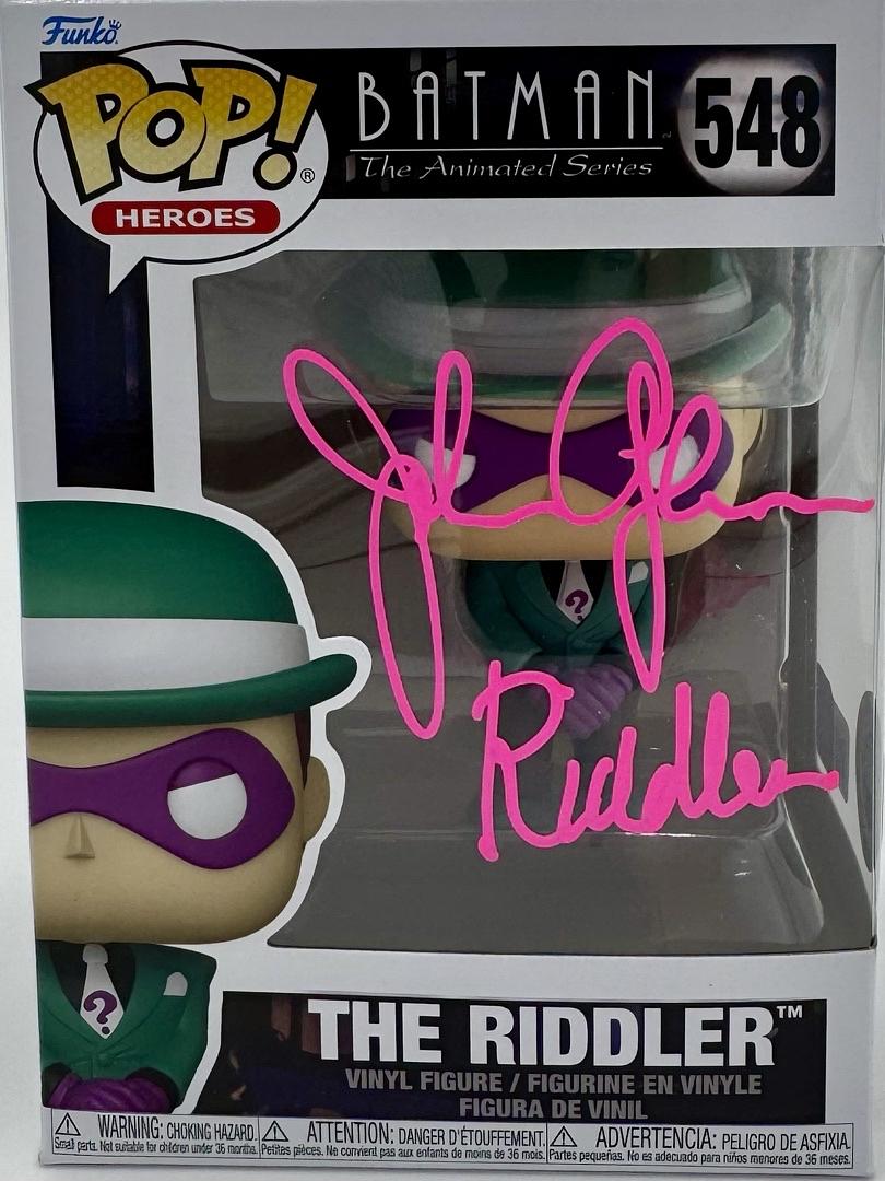 John Glover signed Funko #548 "The Riddler" - OC Celebrity Marketing